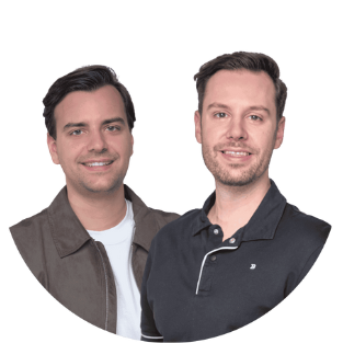 Kim von Däniken und Ato Herzig von Beyondweb