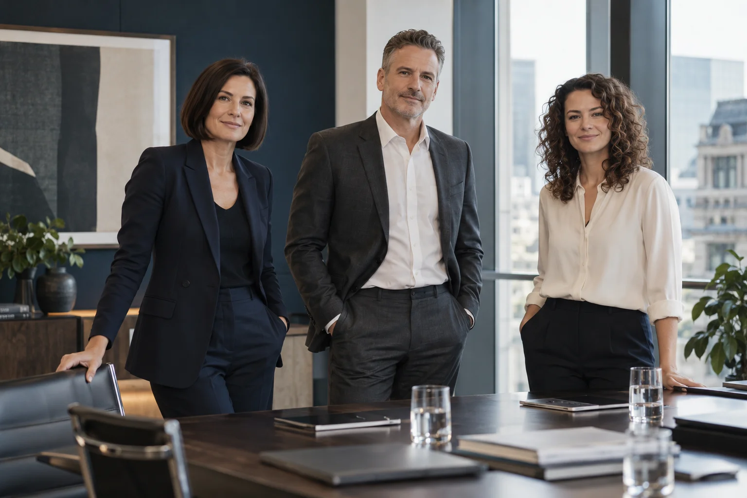 Sophie, Adrian und Mira, Beratung im gemeinsamen Team