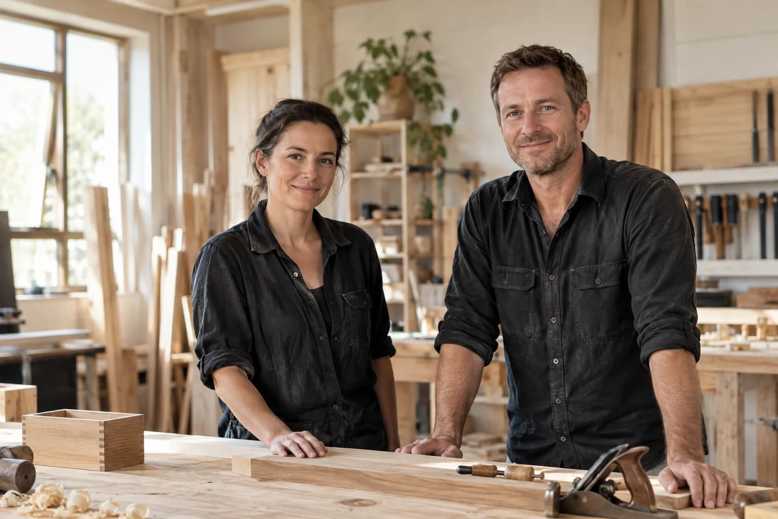 Anna und Ben, Entwurf und Werkstatt